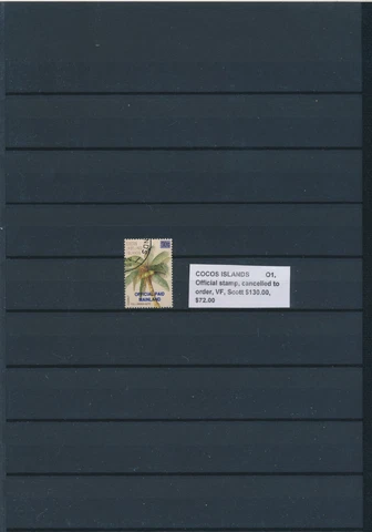 KEELING ISLANDS: O1 (OFFICIAL) AND 50 SOUVENIR SHEETS + 17 SINGLES. ALL MNH + OG Cover