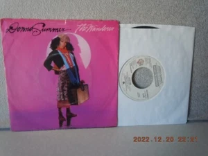 SUMMER,DONNA  7"vinyl w/pic slv...THE WANDERER/STOP ME...GEFFEN...VG/VG++...'80 - Picture 1 of 2