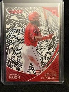 Brandon Marsh 2022 Chronicles Clear Vision Red (RC) #67/100 - Anaheim Angels - Picture 1 of 2