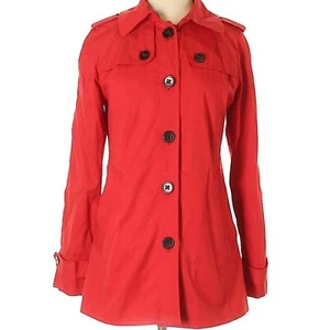 Banana Republic Factory Trench Coat Red Size L - Picture 1 of 15