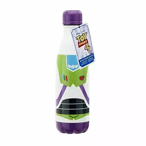 BOTELLA DE AGUA DISNEY TOY STORY 4 BUZZ METAL 500ML ACERO INOXIDABLE TOTALMENTE NUEVA - Imagen 1 de 3