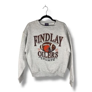 Vintage Jansport Findlay Oilers 1992 Champions Crewneck Sweater Size Men’s Large - Picture 1 of 5