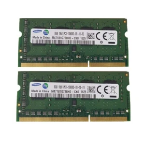 Samsung 16GB KIT(2x 8GB) 1RX8 DDR3 1333 MHz PC3-10600S SO-DIMM Laptop RAM Memory - Picture 1 of 3