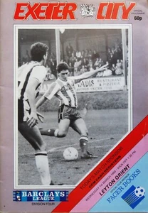 Exeter City v Leyton Orient 1988-89 - Division 4 - 1 March 1989 - Picture 1 of 1