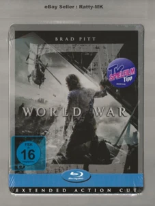 WORLD WAR Z - (EU IMPORT) BLU RAY STEELBOOK - NEW & SEALED - Picture 1 of 6