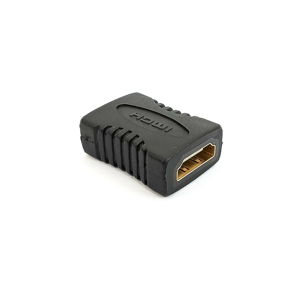 HDMI Verbinder Koppler Buchse > Buchse Kupplung 4K FullHD vergoldet 1080P 3D - Bild 1 von 1