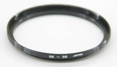 Unbranded - 55mm-58mm Step-Up Adapter Ring - USED - W734 - Image 1 of 2