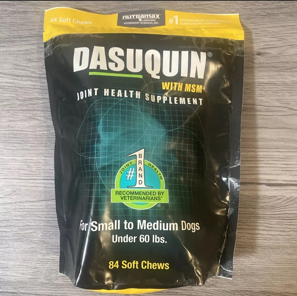 Pequeño a Mediano Nutramax Dasuquin MSM Masticable Perro Suplemento - 84ct Exp 2025+ Foto 1 de 1
