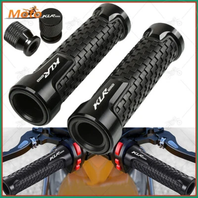 Para KAWASAKI KLR650 KLR Moto Empuñaduras Manillar + Tapa Válvula Neumático Rueda Foto 1 de 4