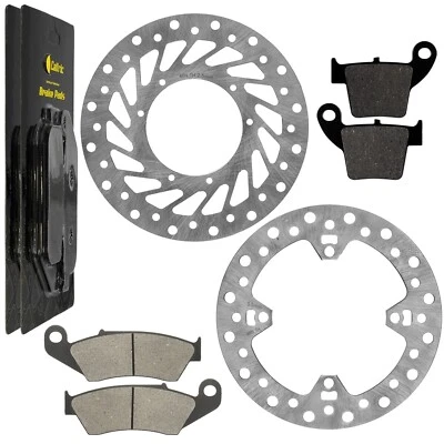 Front Rear Brake Disc Rotor Pad for Honda CRF450R 2002 2003 2004 2005 2006 2007 - Image 1 of 4