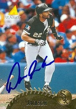 Darrin Jackson autographed baseball card (Chicago White Sox) 1995 Pinnacle #66 - Image 1 of 1