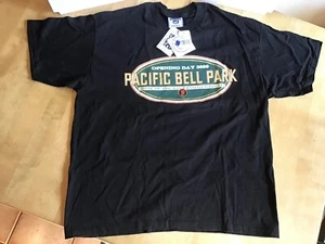 San Francisco Giants/Pacific Bell Park-Opening Day 2000 T-Shirt; Mens X-Larg NWT - Picture 1 of 3
