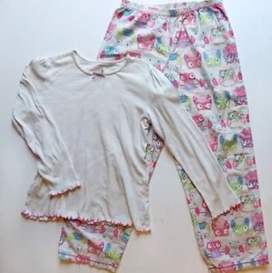 Winter Schlafanzug mit Eulen, 8 Jahre, Baumwolle - Bild 1 von 2