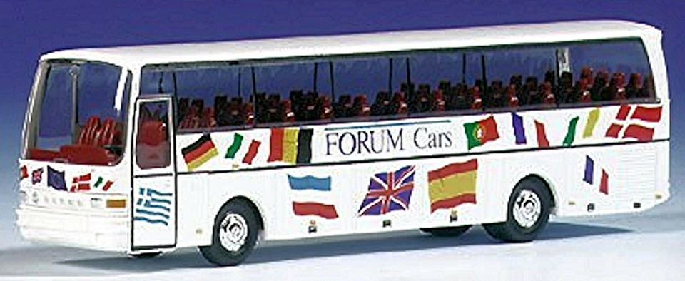 Kässbohrer Setra S 215 HD Modello Pubblicitario Forum Auto Francia 1:87 Herpa - Immagine 1 di 1