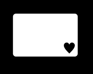Sublimation Blank 6" x 4" Sign With Heart Cutout - Picture 1 of 1