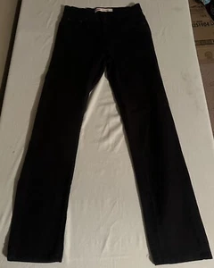 Levis 502 Jeans Boys 14 Reg 27x27 Taper Fit Black Denim Nice! - Picture 1 of 8
