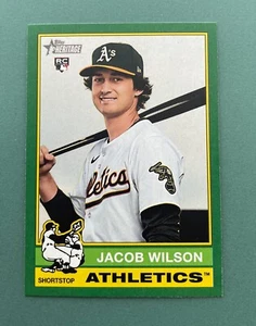 Béisbol Topps Heritage 2025 Jacob Wilson Green Border Variation #15 novato radiocontrol - Imagen 1 de 2