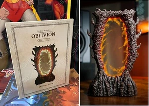 The Elder Scrolls IV Oblivion Remastered LED Gate Statua Figura LED + COA TES4 - Foto 1 di 9