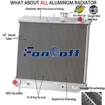 3Row Radiator For 2004-12 Chevy Colorado GMC Canyon 2.8L 2.9/3.5L 3.7L DPI 2707 Foto 1 de 4