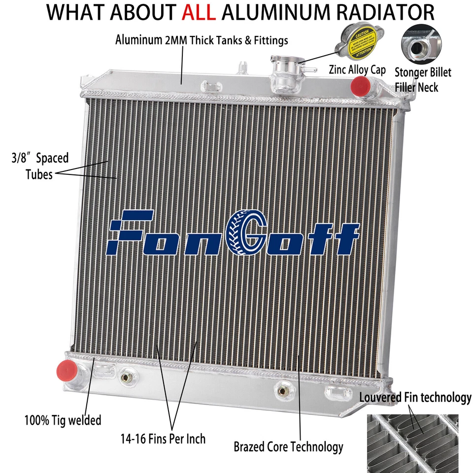 3 Rows Core Radiator Fit 2004-2012 Chevy Colorado GMC Canyon 2.8L 2.9L 3.5L 3.7L Foto 1 de 4