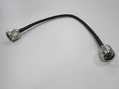 Cable de puente ultraflex LMR 240 de 1 ft N macho a N macho tiempos microondas  Foto 1 de 4