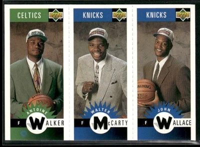 1996-97 Collector's Choice Antoine Walker / McCarty / Wallace #M96/M147/M148 - Image 1 of 2