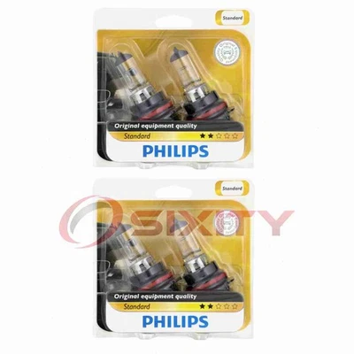 2 pc Philips High Low Beam Headlight Bulbs for Mazda 323 626 929 MPV MX-3 me - Image 1 of 4