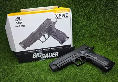 Sig Sauer X-FIVE #AIR-X5-177-BLK CO2 Pellet Gun Air Pistol 430fps .177 cal - Image 1 of 4