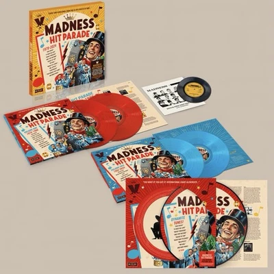 Madness - Hit Parade - Blue Red Vinyl 4LP & 7” Single Box Set Pic Disc - presale - Image 1 of 3