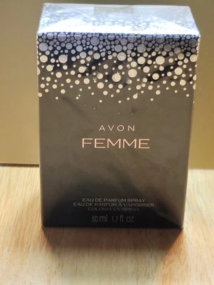 Avon FEMME парфюмированная вода 1,7 жидкой унции жасмин магнолия янтарное дерево 2014 W) кольцо Ib - Изображение 1 из 4