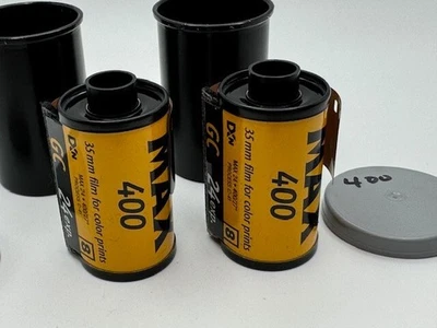 2 Kodak Max 400 Color Film 24Exposure Maximum Versatility Expired - Image 1 of 4