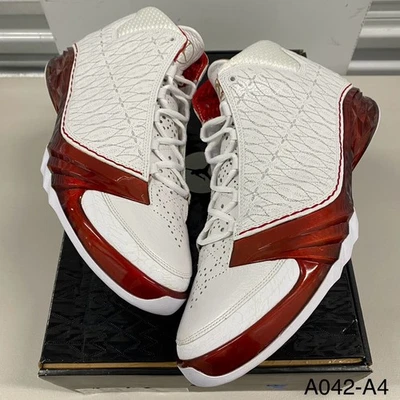 Tênis masculino tamanho 12.5 - Air Jordan 23 OG branco Varsity vermelho 318376-161 envio rápido - Imagem 1 de 4