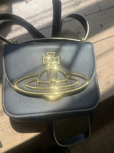 Vivienne Westwood Black And Gold Handbag - Picture 1 of 4