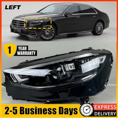 FOR 2021-2025 MERCEDES BENZ S CLASS S500 S580 HEADLIGHT LEFT Side MULTIBEAM LED - Image 1 of 4