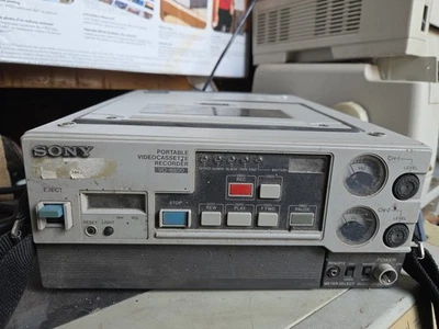 Sony U-matic Portable Videocassette Recorder VO-6800 Untested Dc12v - Bild 1 von 4