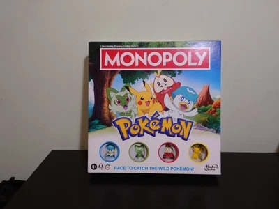 Monopoly: Pokémon Board Game Race to Catch Them All Hasbro Gaming Complete - Image 1 of 4