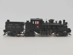 O scale 3 truck Pacific Coast Shay by Samhongsa for Sunset Models - Picture 1 of 8