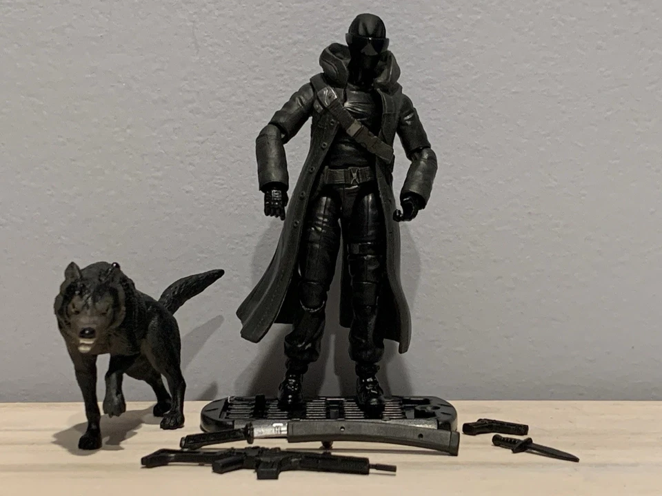 G.I. Joe ROC 3.75" Paris Pursuit Snake-Eyes v44 Black Timber Loose Complete - Image 1 of 1