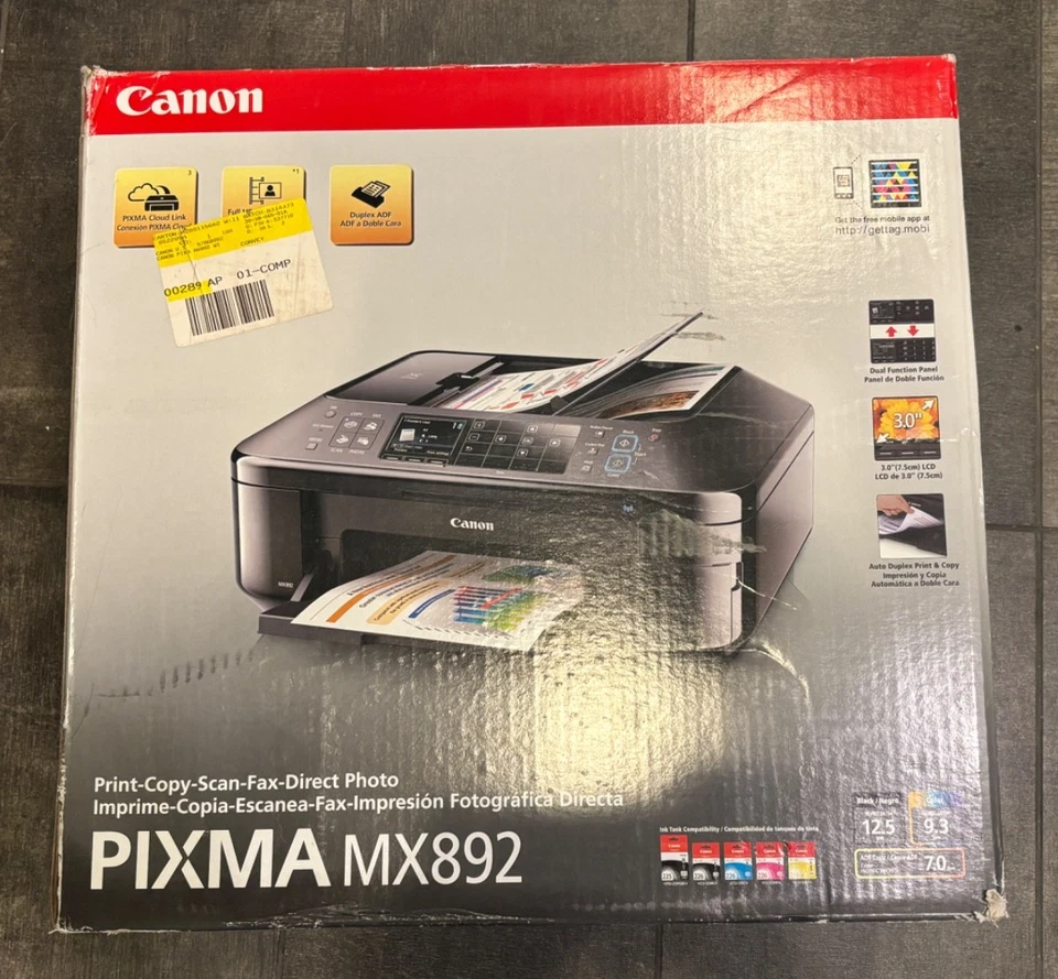 Canon PIXMA MX892 All-In-One Inkjet Printer