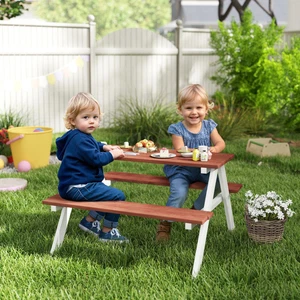 Kids Picnic Table Set for Garden, Backyard, Aged 3-8 Years Old - Picture 1 of 11