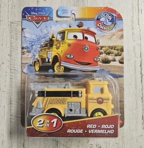 Disney Pixar Cars Color Changers ROT Feuerwehrauto Maßstab 1:55 Rettung NEU  - Bild 1 von 3