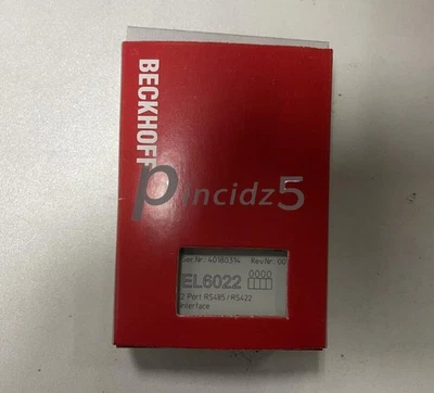 1PCS New PLC Module Beckhoff EL6022 In Box Fast Shipping - Image 1 of 3