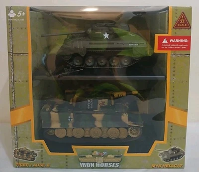 Ultimate Soldier 13222 Iron Horses Tiger I AUSF. E vs. M18 Hellcat 1:32 Foto 1 de 4