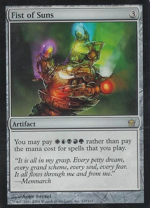 Fist of Suns -Foil Damaged / Poor MTG Fifth Dawn - Image 1 of 1