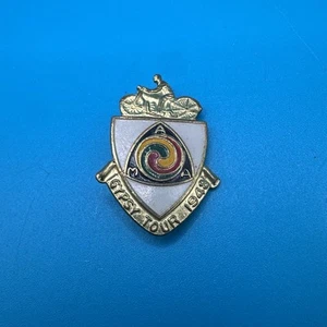 Vintage Rare 1948 AMA MOTORCYCLE GYPSY TOUR Old Label Hat Pin - Picture 1 of 3