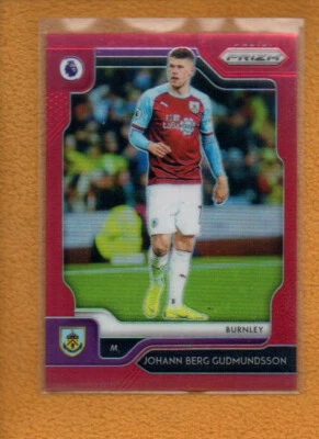 Johann Berg Gudmundsson 2019-20 Panini Prizm Premier League Red Prizm #249 /149 - Image 1 of 4