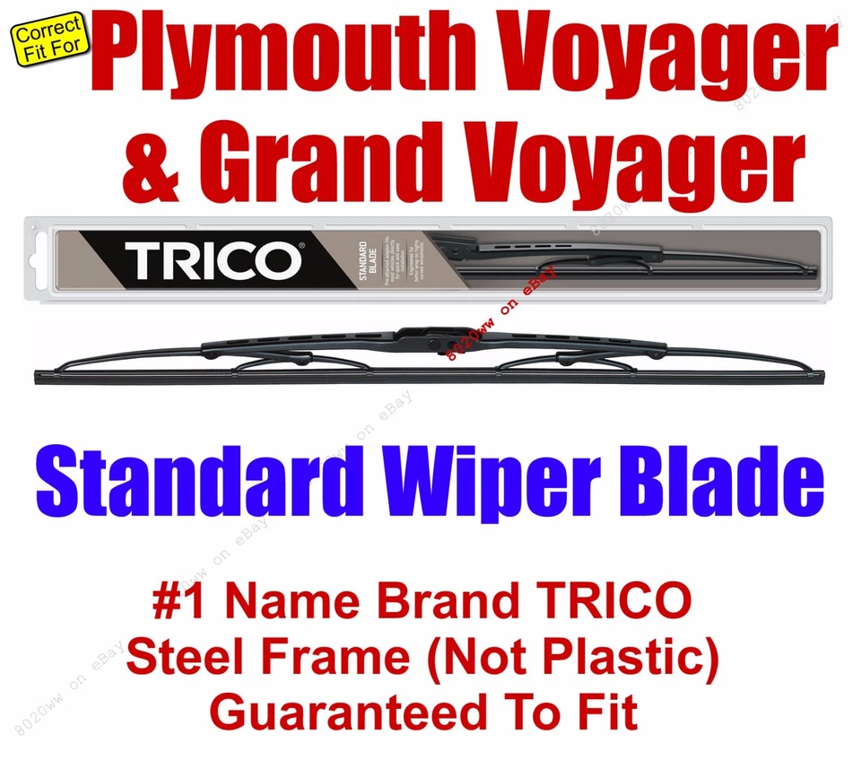 Щетка стеклоочистителя стандартного класса 1996-2000 Plymouth Voyager/Grand Voyager Qty 1 30280 - Изображение 1 из 1