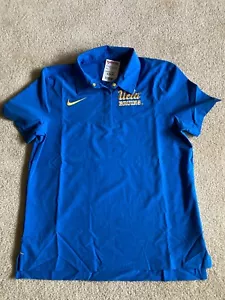 UCLA Bruins Nike Dri-Fit "On Field" Polo Women's Blue New Sz Medium - Picture 1 of 8