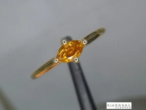 0.37ct Orange Marquise Diamond Ring R10117 Diamonds by Lauren - Picture 1 of 7