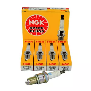 OEM NGK Spark Plugs for Lawn Mowers fits Many Engine Models 4 Pack / 6578 BPR4ES - Picture 1 of 5